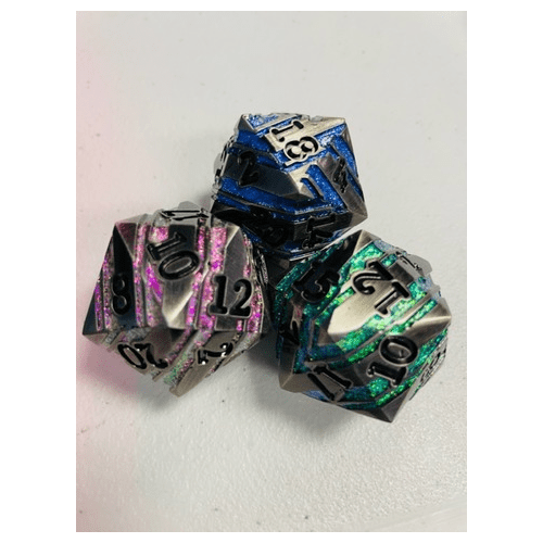 TEG - Striped Metal D20