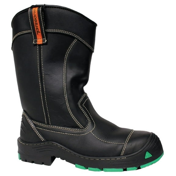 TEGOPRO Mens Inferno High Heat Met Guard Work Boot Black T44323 Composite Toe