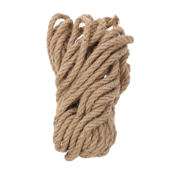 TEHAUX 1 Bundle Braided Jute Rope for Crafts in Brown 11.8X0.3X0.3in