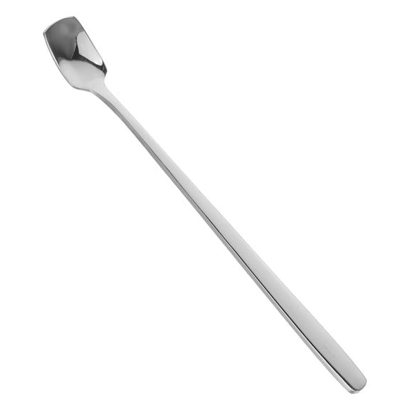 TEHAUX 1 Pack Stainless Steel Smooth Bar Spoon for Mixing Cocktails and Drinks