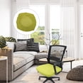 thumbnail image 1 of TEHAUX 1 Pc Chair Seat Cover Elastic Seat Protector Green 14.54X14.54X0.39Inch For Hotel Bar Stool Dining Room, 1 of 8