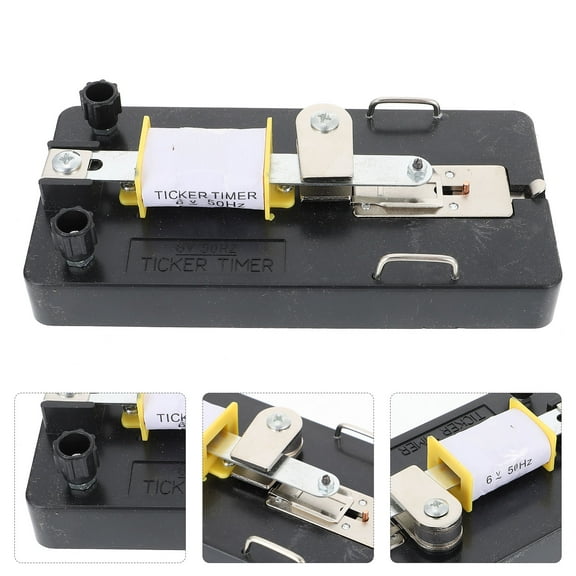 TEHAUX Physics Acceleration Apparatus Ticker-Tape Timer Black for Teaching 1Set