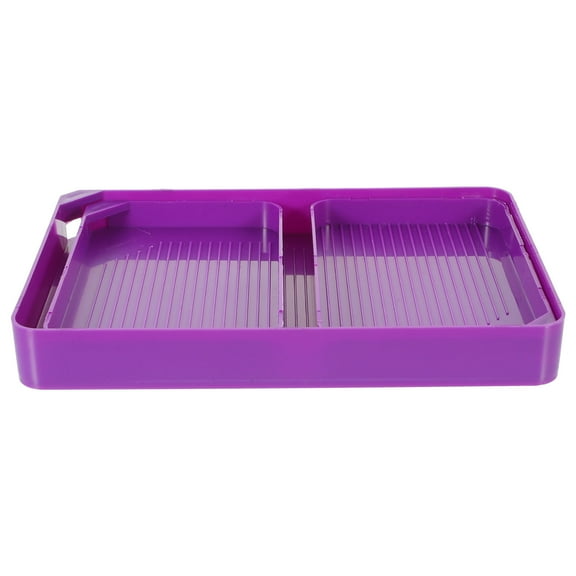 TEHAUX 1 Set Plastic Diamond Trays Rhinestone Plate Trays Drilling Bead Sorting Trays Crafts Supplies