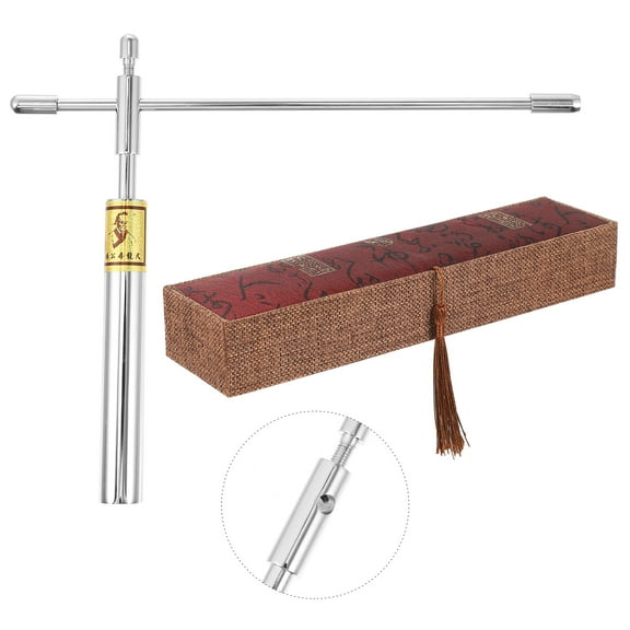 TEHAUX 1 Set Portable Copper Divining Rod for Ruler Silver Rod Shape