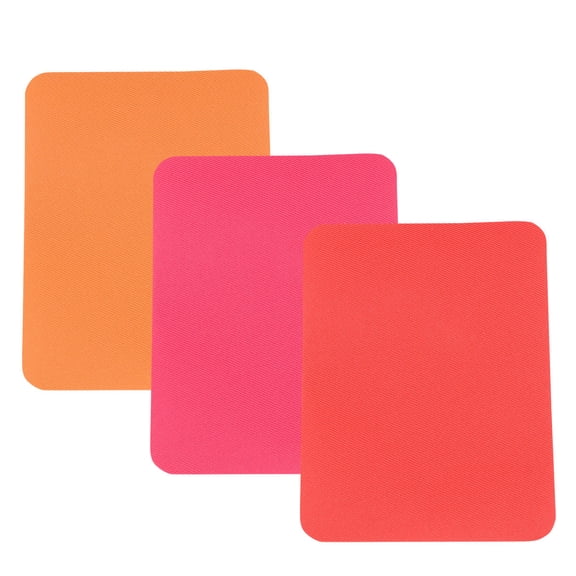 TEHAUX Red Imitation Denim Patch Set for Clothes and Bags, Fabric Repair Patches, and Easy to Use