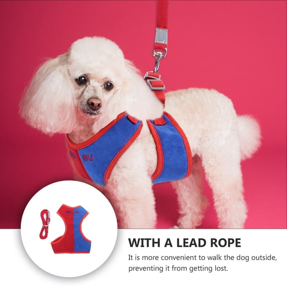 TEHAUX Adjustable Escape Proof Pet Set with Breathable Mesh for Outdoor Walking and Activities