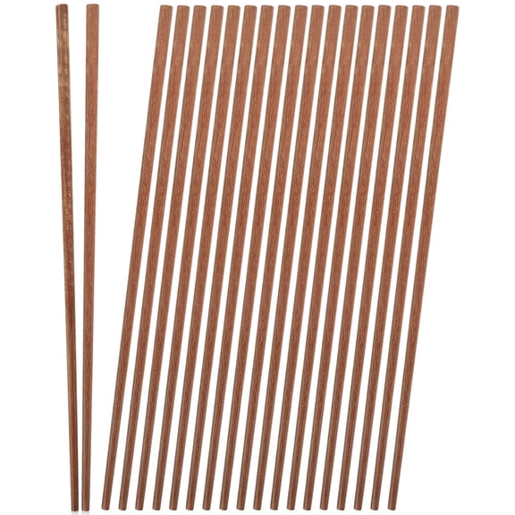 TEHAUX 10 Pairs Long Chinese Chopsticks Synthetic Material Frying Cooking Chopsticks