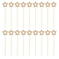 thumbnail image 1 of TEHAUX Multipurpose Star Skewers Golden Wood 100Pcs 5.5X1.2X0.2In, 1 of 8