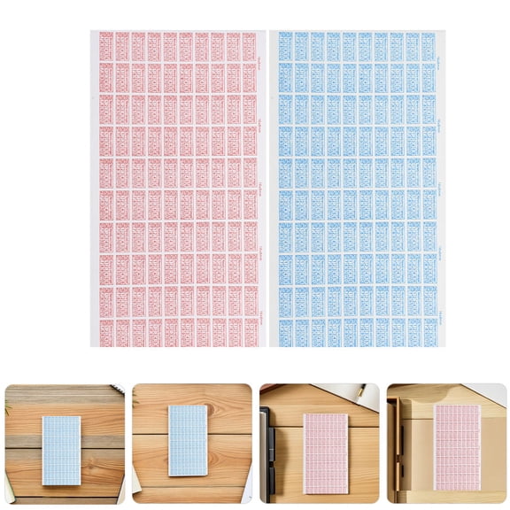 TEHAUX Security Sealing Labels Assorted Color Paper Costsaving Solution for Decor