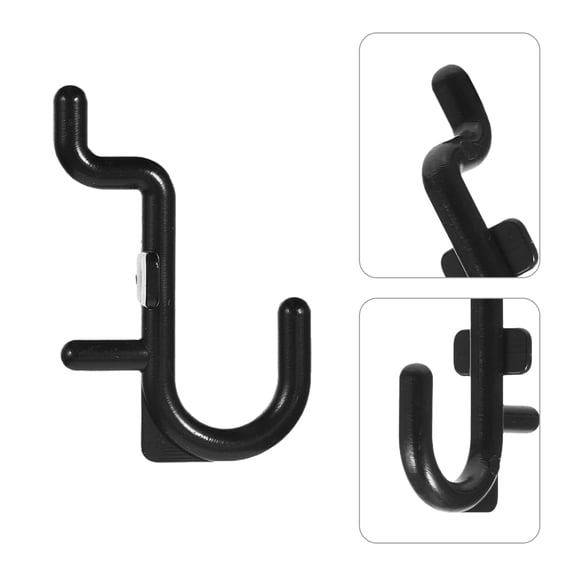 TEHAUX 100Pcs Heavy Duty Plastic Pegboard Tool Holders for Home Workshop Storage