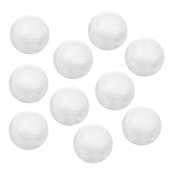 TEHAUX 10Pcs Foam Ball for Christmas Party and DIY Craft 2.4Inch Diameter Tiny Ornaments