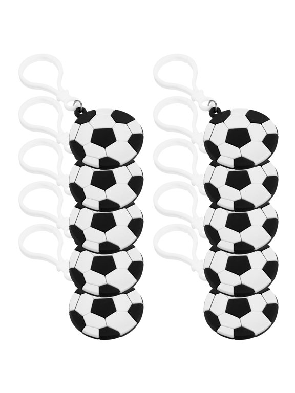 10Pcs Hanging Backpack Ornaments Decorative Soccer Keychains Portable Keychains