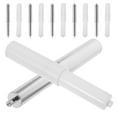 thumbnail image 1 of TEHAUX 10Pcs Plastic Spring Rod Toilet Paper Roller Adjustable Smooth Rotation for Home and Office, 1 of 8