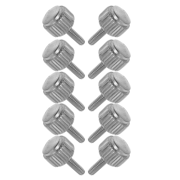 TEHAUX 10-Pack Threaded Metal Thumb Screws for Calipers, Quick Install, Locking, Precision Measurement Accessories