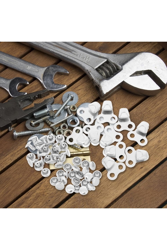 10Set Multi Color Metal Buckle Clips for Boot Repair Heavy Duty Shoe Lace Strap Adjuster