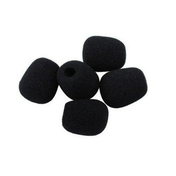 TEHAUX Microphone Foam Covers Black 10-Pack Windshield Mic Accessories for Clear Sound Recording