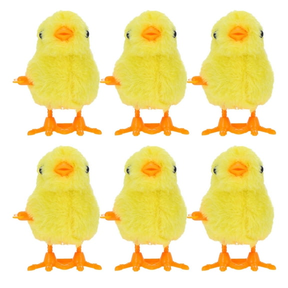 TEHAUX Stuffed Chick Toy Assorted Color 12Pcs 3.1x2.8x2.0in