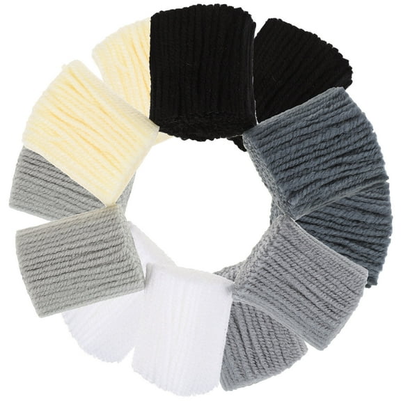 TEHAUX Assorted Color Latch Hook Yarn for Diy Cushions Other Items 1Set