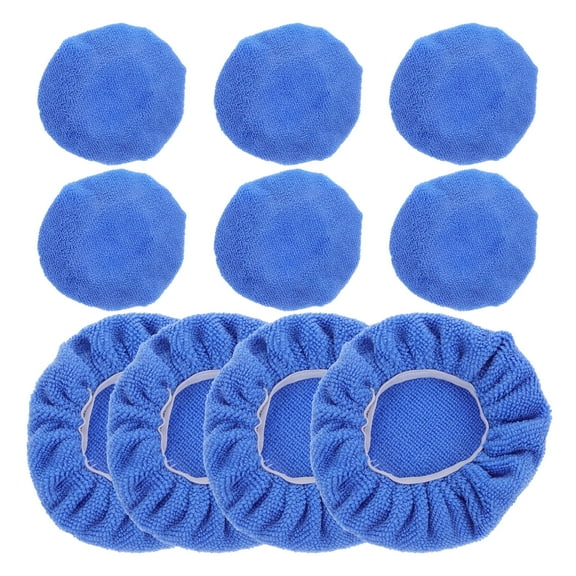 TEHAUX Soft Sky Buffer Pads for Car Cleaning, Polishing, and Detailing Accessories