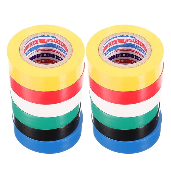 TEHAUX PVC Electrical Insulating Tape for Wiring, Cable Fixing, and Home Repair, Strong Adhesive, Multipurpose Use