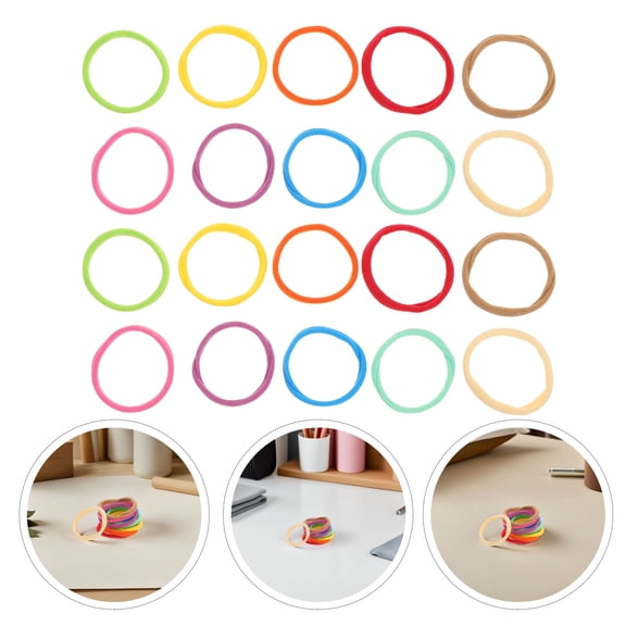 TEHAUX 120pcs Loom Loops Refill For Making Coasters Assorted Color For Experienced Crafters Use