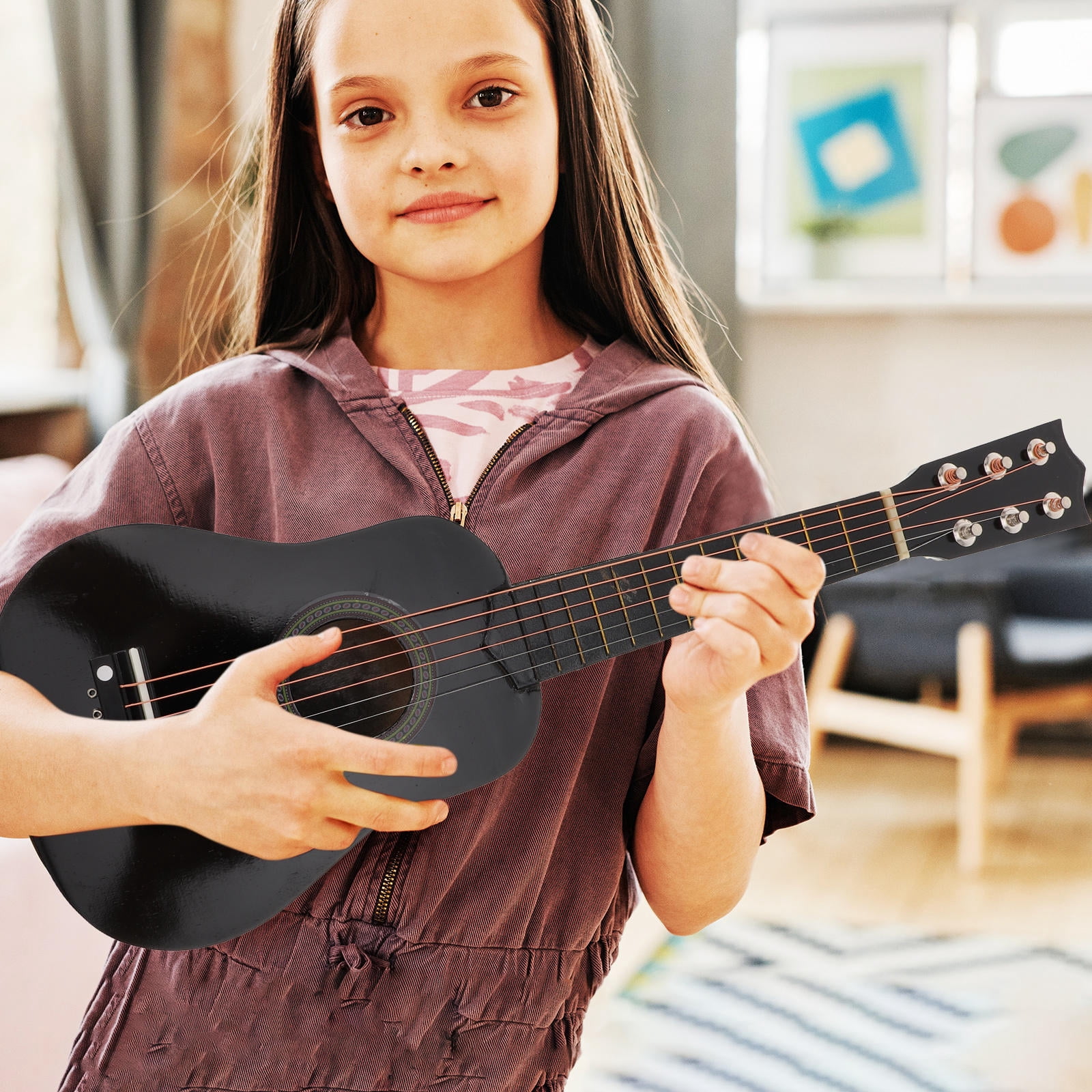 TEHAUX 12Pack Acoustic Guitar for Toddlers Small Size Educational ...