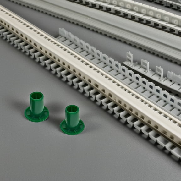 TEHAUX Plastic Cane Topper Green Protectors for Cane Use Versatile Support 12Pcs