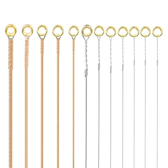 TEHAUX 12-Pack Multi-Color Phosphor Bronze Guitar Strings Set for Acoustic and Electric Guitars and