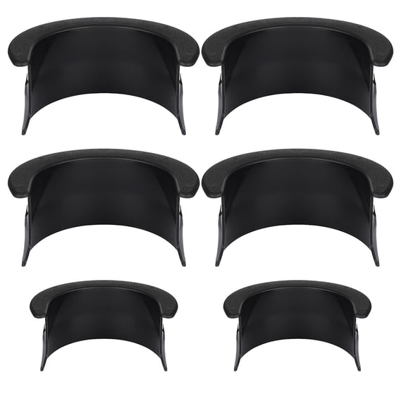 TEHAUX 12Pcs Black Pool Table Pocket Inserts Precision Positioning Billiard Table Liners