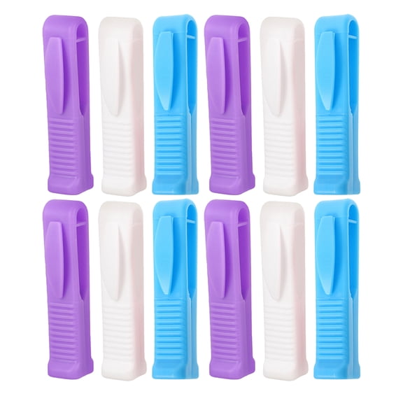 TEHAUX 12Pcs Compact Plastic Ampoule Opener with Groove Design Injury Prevention for Home Use