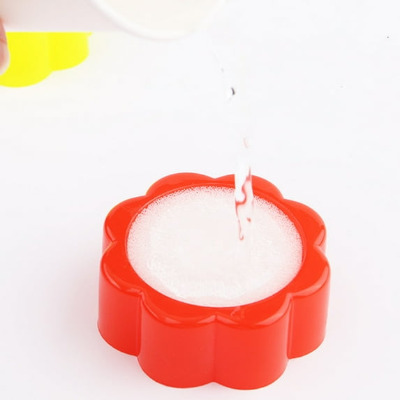 TEHAUX 12Pcs Finger Sponges Daubers For Office Work Red Yellow Sponge Finger Sponges For Supermarket Use