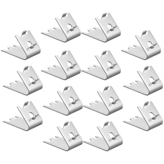TEHAUX 14Pcs Heavy Duty Stainless Steel Shelf Support Pegs for Refrigerator and Freezer