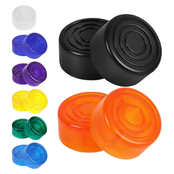 TEHAUX 15pcs Guitar Knob Protection Cap Electric Guitar Pedal Assorted Color Stylish Touch for Musicians