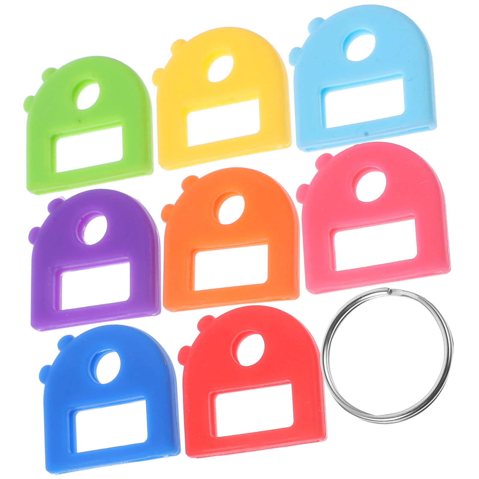 TEHAUX 16 Pcs Silicone Key Cover Identifiers Covers Labels Keycaps ...