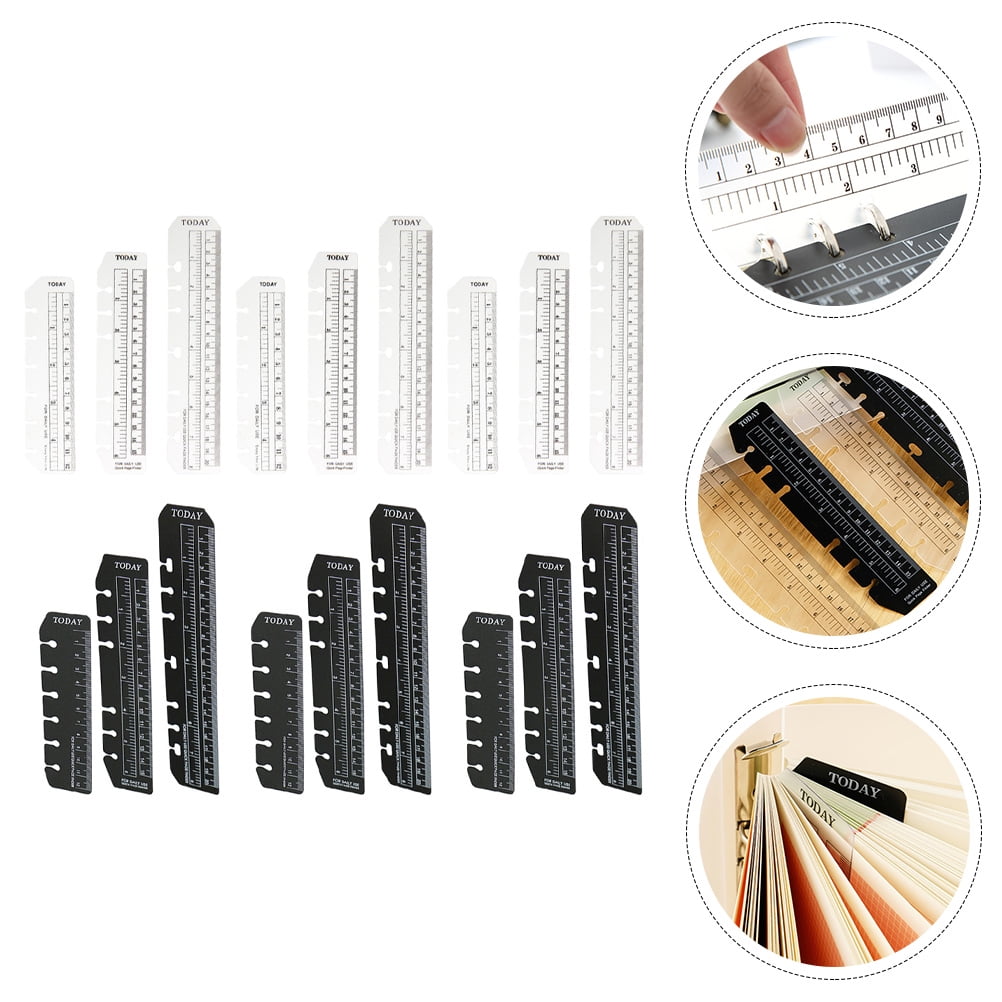 TEHAUX Ruler Bookmark Rectangular 18Pcs 5.3x1.4in - Walmart.com