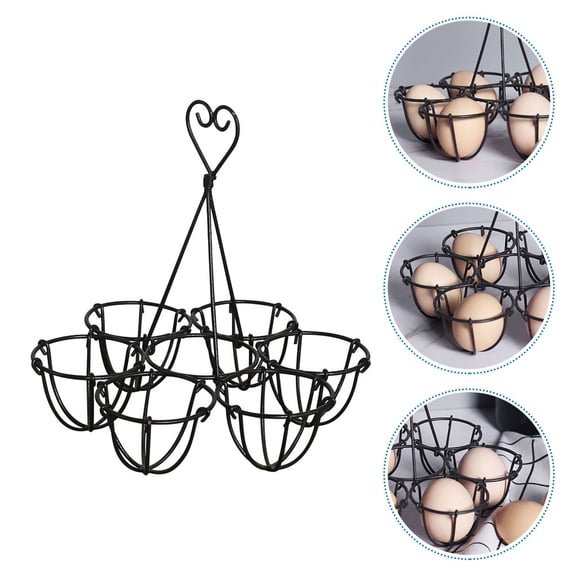 TEHAUX Decorative Iron Holder for Kitchen and Dining Room, 1 Piece Display Stand for Home Organization