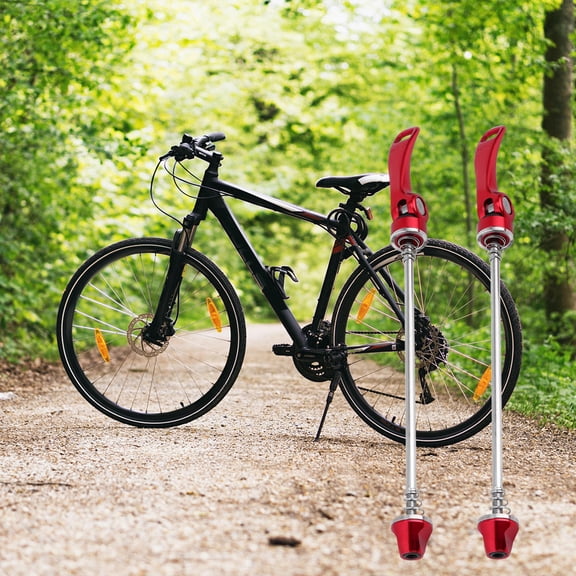 TEHAUX Bike Quick Release Skewer Red Portable and Convenient for Cycling
