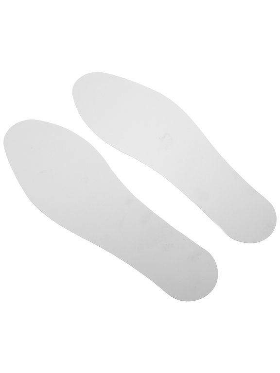 1Pair Stainless Steel Shoe Cushion Insoles with Puncture Resistant Plate for Safety Work Boots