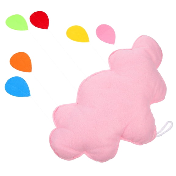 TEHAUX 1Pc Premium Pink Raindrop Hanging Ornament Unique Home Decoration for Indoor Use