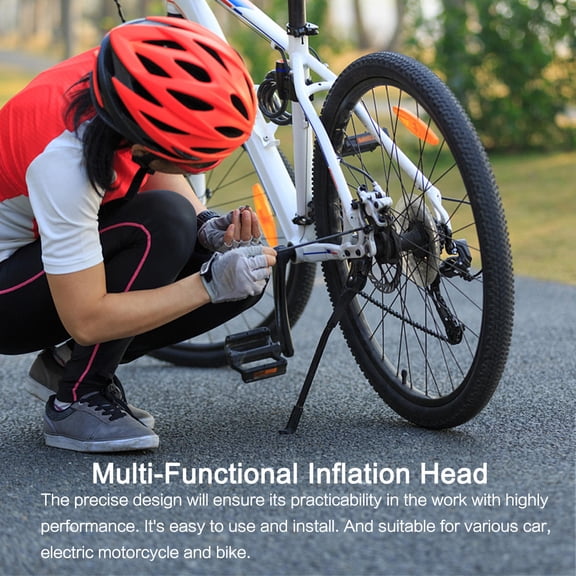 TEHAUX 1Pc Tire Aerated Nozzle Durable Multi Functional Inflation Head for Car Bike Motorbike Use