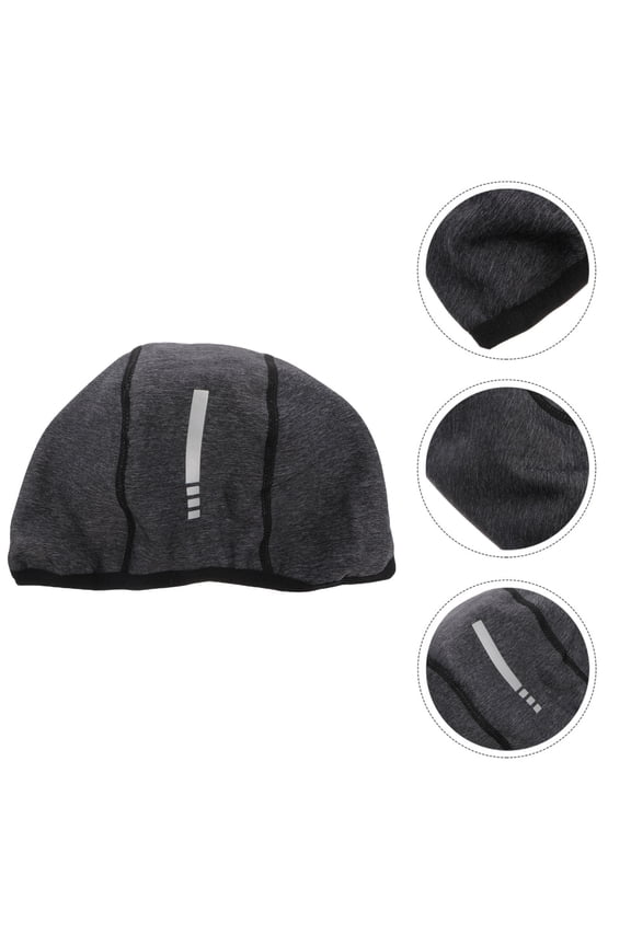 1Pc Sports Protective Winter Hat Black Windproof Headgear for Skiing and Riding