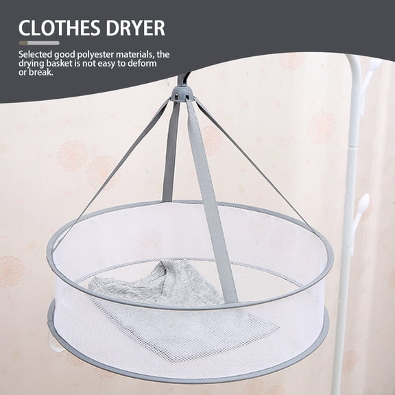 TEHAUX Laundry Drying Rack with Breathable Mesh Material - Space-Saving Clothes Air Dryer