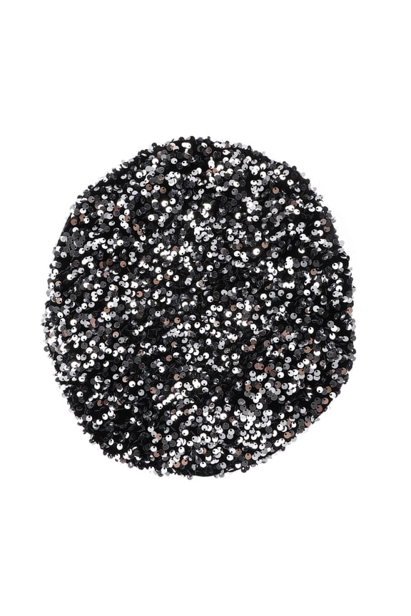 1Pcs Women Sequins Beret Round Fashion Shimmer Cotton Comfortable to Wear Christmas
