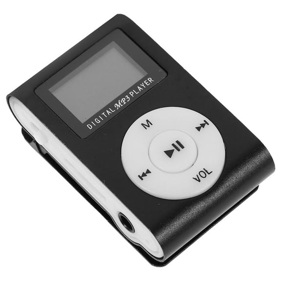 TEHAUX 1Set Clip-on Portable Mini Player with USB 2.0/1.1 Support 4.5x3.1x1.5cm