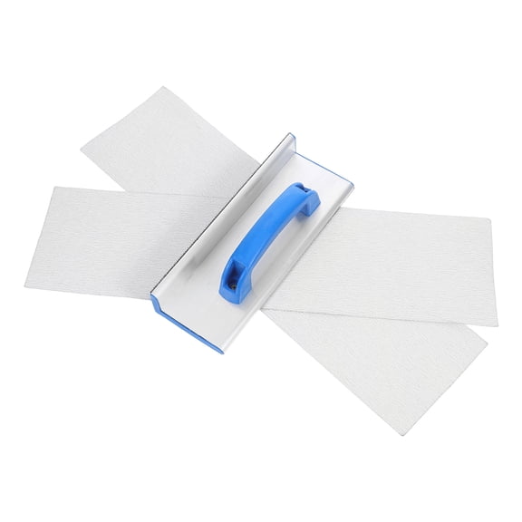 TEHAUX 1Set Ergonomic Aluminum Alloy Sandpaper Holder for Drywall Woodworking and Craft Sanding