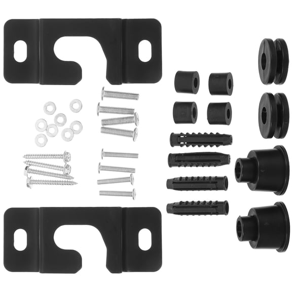 TEHAUX 1Set Universal Black Wall Mount for LED TV Drywall Installation with Strong Stability