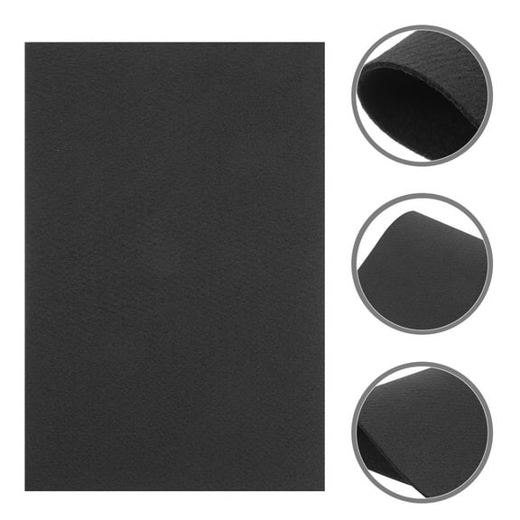 TEHAUX Graphite Carbon Felt for Welding Insulation, Black Carbon Fiber Mat