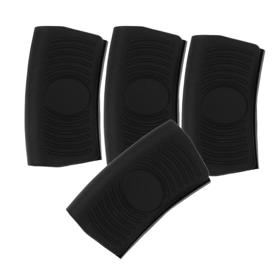 TEHAUX 2 Pair Silicone Pot Handle Covers Non Grip for Cooking Kitchen Safety