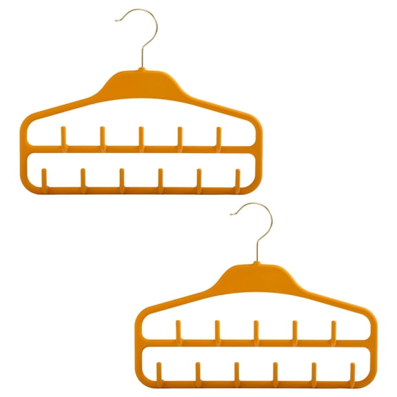 TEHAUX 2 Pcs Buckle Organizer Man Work 35.00X27.00X2.00CM Orange