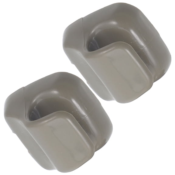TEHAUX  2 Pcs Makeup Mirror Fixing Bracket Interior Sun Visor Hook Reflector Baby Grey